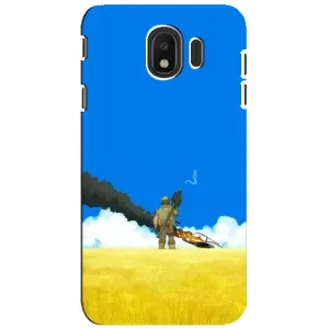 Чехлы на военную тематику для Samsung Galaxy J4 2018, SM-J400F (Попадание)