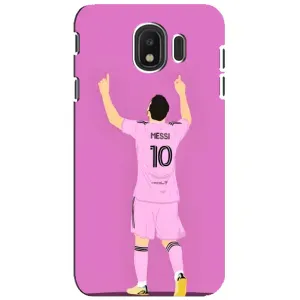 Чехлы Лео Месси в Майами на Samsung Galaxy J4 2018, SM-J400F (Празднование Месси)