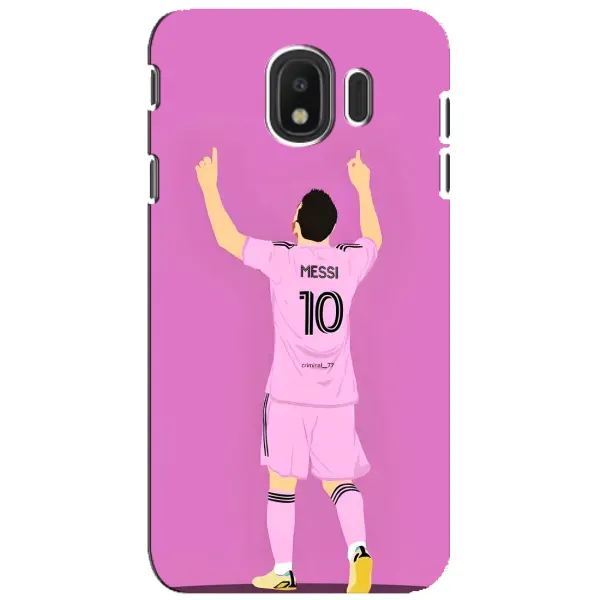 Чехол с рисунком «Празднование Месси» для Samsung Galaxy J4 2018 (SM-J400F) Чехол с рисунком «Празднование Месси» для Samsung Galaxy J4 2018 (SM-J400F)