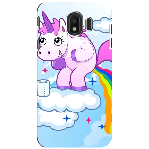 Чехол с рисунком «Радуга единорожка» для Samsung Galaxy J4 2018 (SM-J400F)