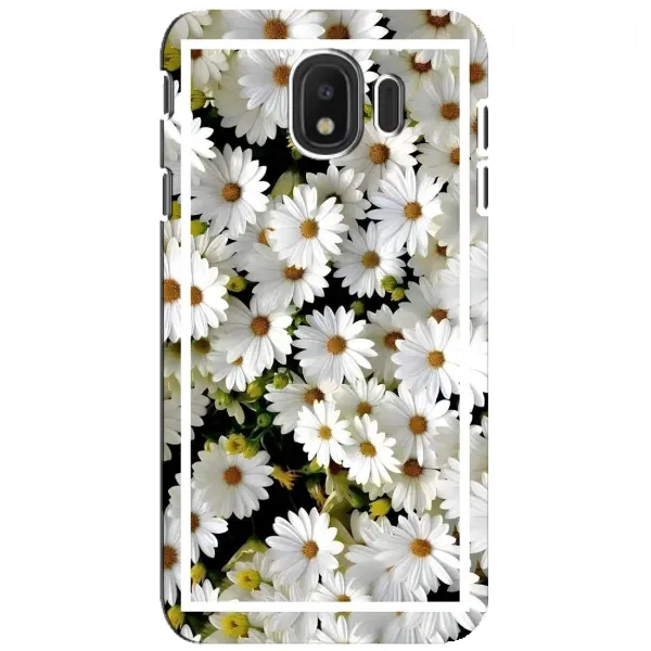 Чехол с рисунком «Рамка в ромашках» для Samsung Galaxy J4 2018 (SM-J400F) Чехол с рисунком «Рамка в ромашках» для Samsung Galaxy J4 2018 (SM-J400F)