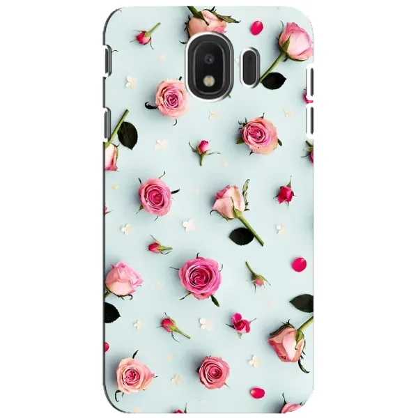 Чехол с рисунком «Разные цветы» для Samsung Galaxy J4 2018 (SM-J400F)