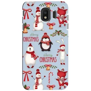 Чехол Санта Клаус для Samsung Galaxy J4 2018, SM-J400F (Рождественский)