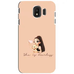 Силіконовый Чохол на Samsung Galaxy J4 2018, SM-J400F з картинкой Модных девушек (З собакою)