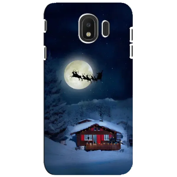 Чехол с рисунком «Санта» для Samsung Galaxy J4 2018 (SM-J400F) Чехол с рисунком «Санта» для Samsung Galaxy J4 2018 (SM-J400F)