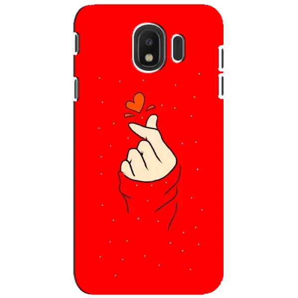 Чехол с рисунком «Сердце на красном» для Samsung Galaxy J4 2018 (SM-J400F) Чехол с рисунком «Сердце на красном» для Samsung Galaxy J4 2018 (SM-J400F)