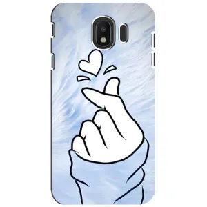 Чехлы (Знак сердечка) на Samsung Galaxy J4 2018, SM-J400F (Сердечка знак)