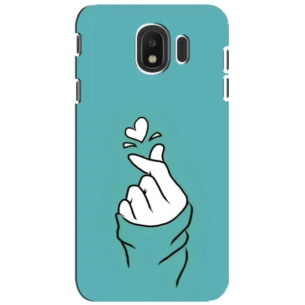 Чехол с рисунком «Сердечко на бирюзовом» для Samsung Galaxy J4 2018 (SM-J400F) Чехол с рисунком «Сердечко на бирюзовом» для Samsung Galaxy J4 2018 (SM-J400F)
