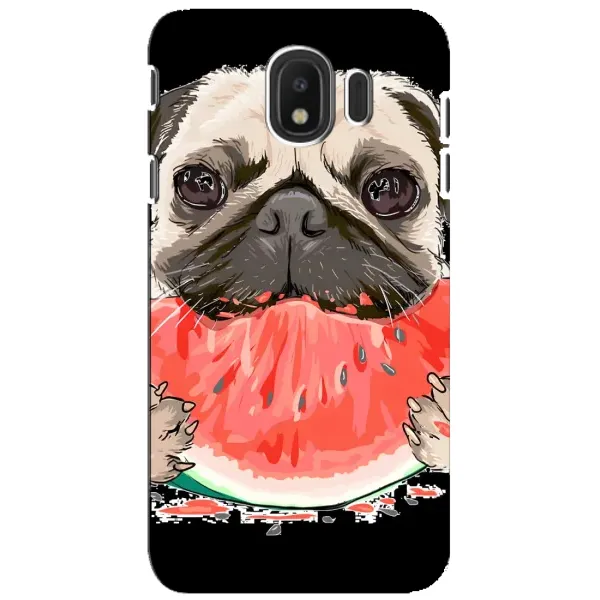Чехол с рисунком «Смешной Мопс» для Samsung Galaxy J4 2018 (SM-J400F) Чехол с рисунком «Смешной Мопс» для Samsung Galaxy J4 2018 (SM-J400F)