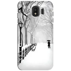 Чехлы на Новый Год Samsung Galaxy J4 2018, SM-J400F (Снегом замело)