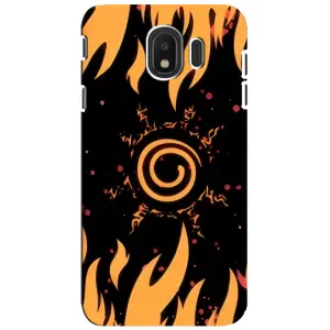 Купить Чехлы на телефон с принтом Anime для Samsung Galaxy J4 2018, SM-J400F (Солнце Наруто)