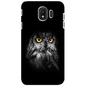 Чохли з принтом СОВИ для Samsung Galaxy J4 2018, SM-J400F (Сова на чорному)