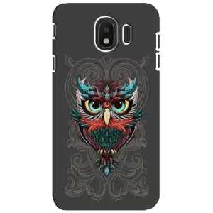 Чохли з принтом СОВИ для Samsung Galaxy J4 2018, SM-J400F (Сова на сірому)