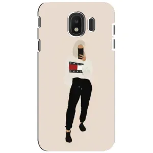 Силіконовый Чохол на Samsung Galaxy J4 2018, SM-J400F з картинкой Модных девушек (Стильна)