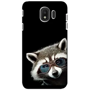 Силіконовий Чохол з Энотами на Samsung Galaxy J4 2018, SM-J400F (Стильний Єнот)