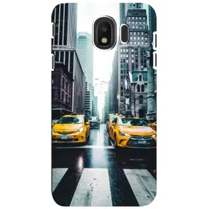 Силиконовый бампер (Работники) на Samsung Galaxy J4 2018, SM-J400F (Такси)