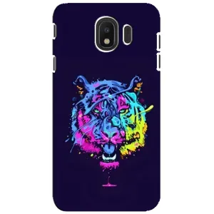 Силіконовий бампер з картинкою звірів для Samsung Galaxy J4 2018, SM-J400F (Тигр-Арт)
