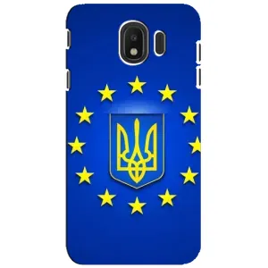 Чехол с Украинской символикой на Самсунг J4 (2018) (Украина это Европа)