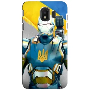 Силиконовый Чехол на Samsung Galaxy J4 2018, SM-J400F (Я-Украина) (Украинский робокоп)
