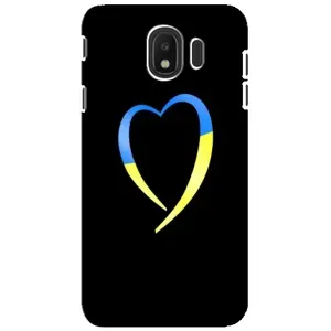 Силиконовый Чехол на Samsung Galaxy J4 2018, SM-J400F (Я-Украина) (Украинское сердце)