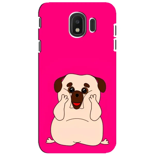 Чехол с рисунком «Веселый Мопсик» для Samsung Galaxy J4 2018 (SM-J400F) Чехол с рисунком «Веселый Мопсик» для Samsung Galaxy J4 2018 (SM-J400F)