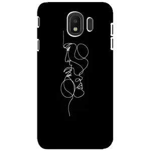 Силиконовые Чехлы Любимому человеку для Samsung Galaxy J4 2018, SM-J400F (Влюбленная пара)
