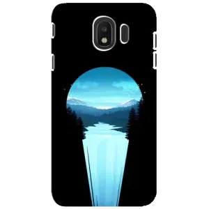 Летний Чехол на Samsung Galaxy J4 2018, SM-J400F (Синий Водопад)