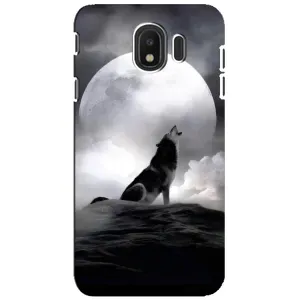Чохол з Вовком на Samsung Galaxy J4 2018, SM-J400F (Вовк і місяць)