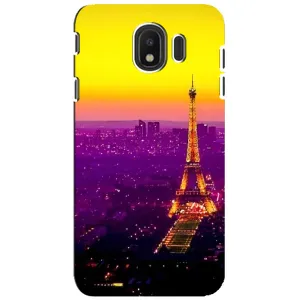 Чохол Ейфелева Вежа на Samsung Galaxy J4 2018, SM-J400F (Яскрава башня)