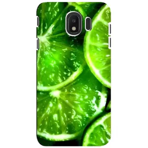 Чехол с изображением вкусной еды для Samsung Galaxy J4 2018, SM-J400F (Яркий ЛАЙМ)