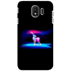 Силіконовий бампер з картинкою звірів для Samsung Galaxy J4 2018, SM-J400F (Яскравий олень)