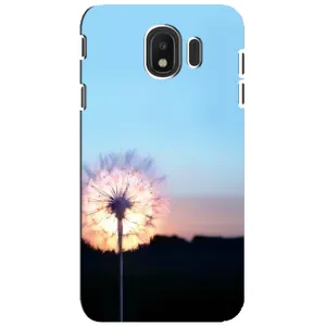 Силіконовий Чохол з кульбабками на Samsung Galaxy J4 2018, SM-J400F (Захід з кульбабкою)