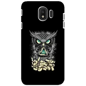 Чохли з принтом СОВИ для Samsung Galaxy J4 2018, SM-J400F (Зелені очі)