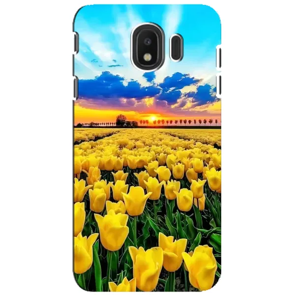 Чехол с рисунком «Желтые тюльпаны» для Samsung Galaxy J4 2018 (SM-J400F)
