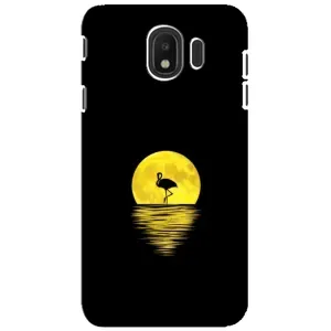 Летний Чехол на Samsung Galaxy J4 2018, SM-J400F (Желтый Закат)
