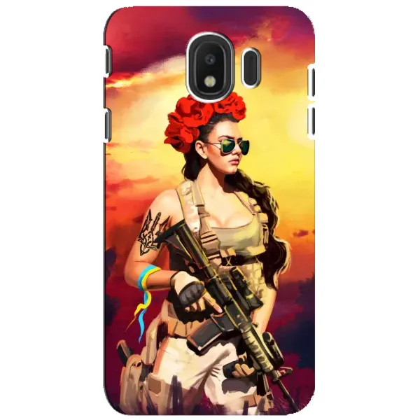 Чехол с рисунком «Женщина солдат» для Samsung Galaxy J4 2018 (SM-J400F) Чехол с рисунком «Женщина солдат» для Samsung Galaxy J4 2018 (SM-J400F)