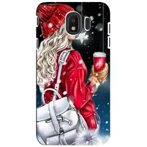 Чехлы на Новый Год Samsung Galaxy J4 2018, SM-J400F (Зима пришла)