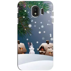 Чехлы на Новый Год Samsung Galaxy J4 2018, SM-J400F (Зима)