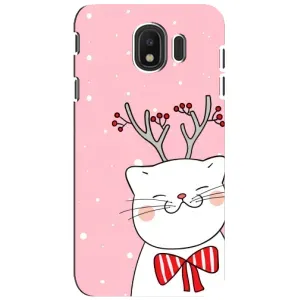 Чохол на тематику: Коти для Samsung Galaxy J4 2018 (SM-J400F) (Зимовий кіт)