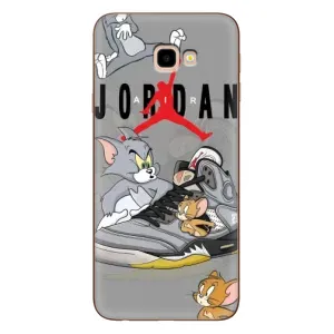 Силиконовый Чехол Nike Air Jordan на Гелекси Джи4 Плюс (Air Jordan)