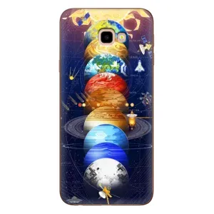 Чехол (ТПУ) с планетами на Samsung Galaxy J4+, J4 Plus, J415 (Арт планети)