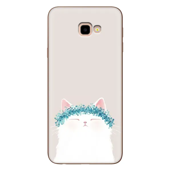 Чехол с рисунком «Белый котик» для Samsung Galaxy J4 Plus (J4+, J415) Чехол с рисунком «Белый котик» для Samsung Galaxy J4 Plus (J4+, J415)