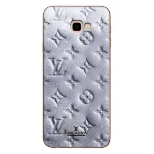 Текстурный Чехол Louis Vuitton для Гелекси Джи4 Плюс (Белый ЛВ)