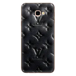 Текстурный Чехол Louis Vuitton для Гелекси Джи4 Плюс (Черный ЛВ)