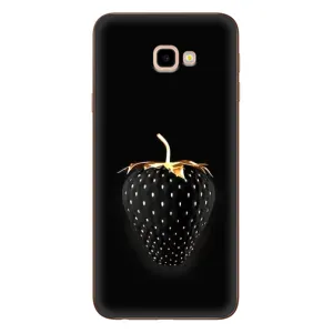 Чохол з зображенням смачної їжі для Samsung Galaxy J4+, J4 Plus, J415 (Чорна полуниця)