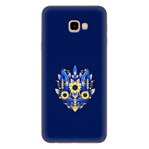 Чехол Укр Символика для Samsung Galaxy J4+, J4 Plus, J415 (Цветущий Герб)