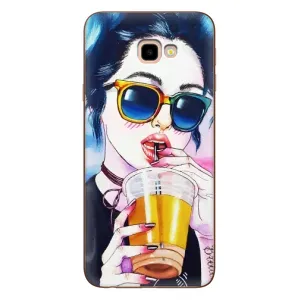 Чохол з картинкою Модні Дівчата Samsung Galaxy J4+, J4 Plus, J415 (Дівчина з коктейлем)