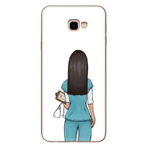 Силиконовый бампер (Работники) на Samsung Galaxy J4+, J4 Plus, J415 (Доктор)
