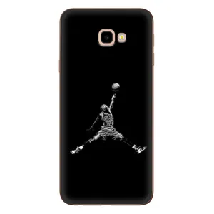 Силиконовый Чехол Nike Air Jordan на Гелекси Джи4 Плюс (Джордан)