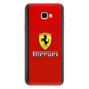 Силіконовий бампер з картинкою машини на Samsung Galaxy J4+, J4 Plus, J415 (Ferrari Logo)